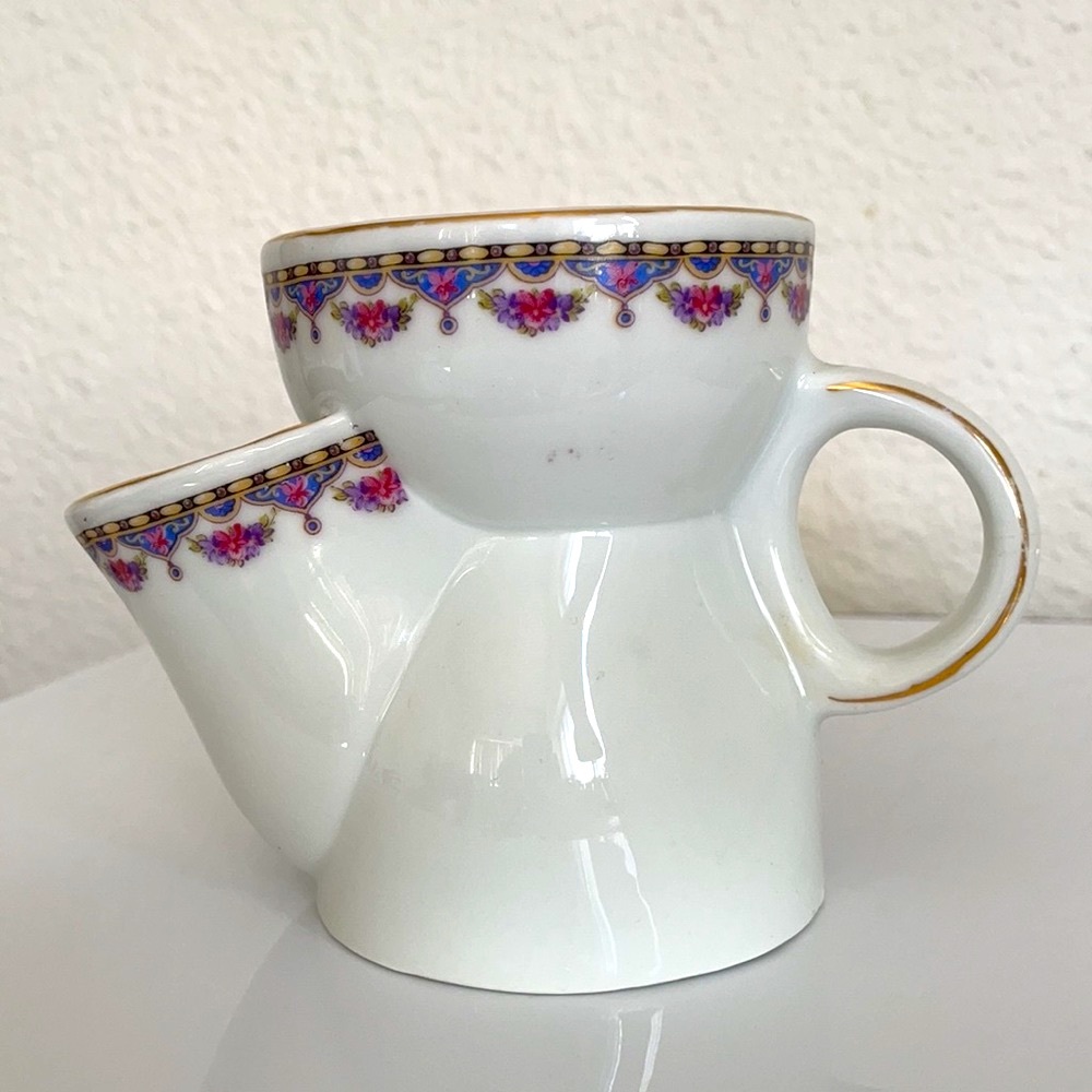 Vintage Ceramic Shaving Mug Scuttle Mug
